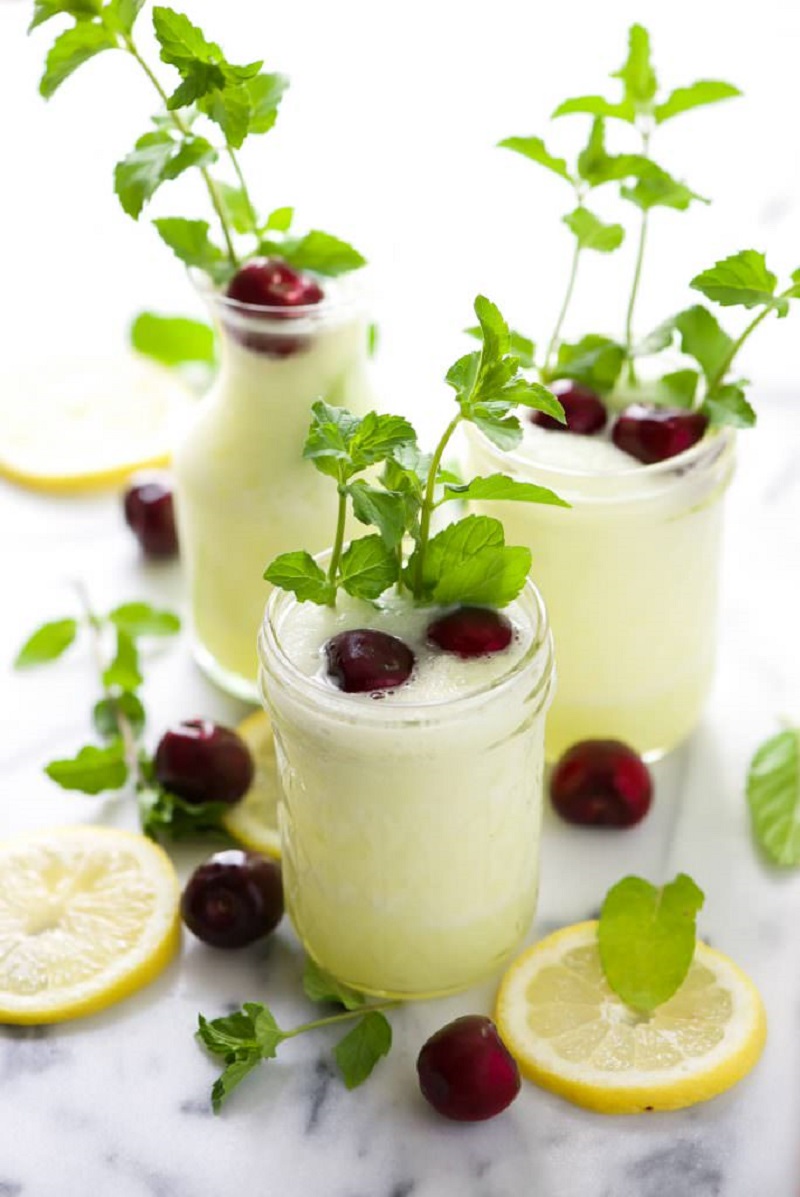 Cherry Lemonade Vodka Slushies Diet-Friendly Fruity Cocktails Perfect for Summer