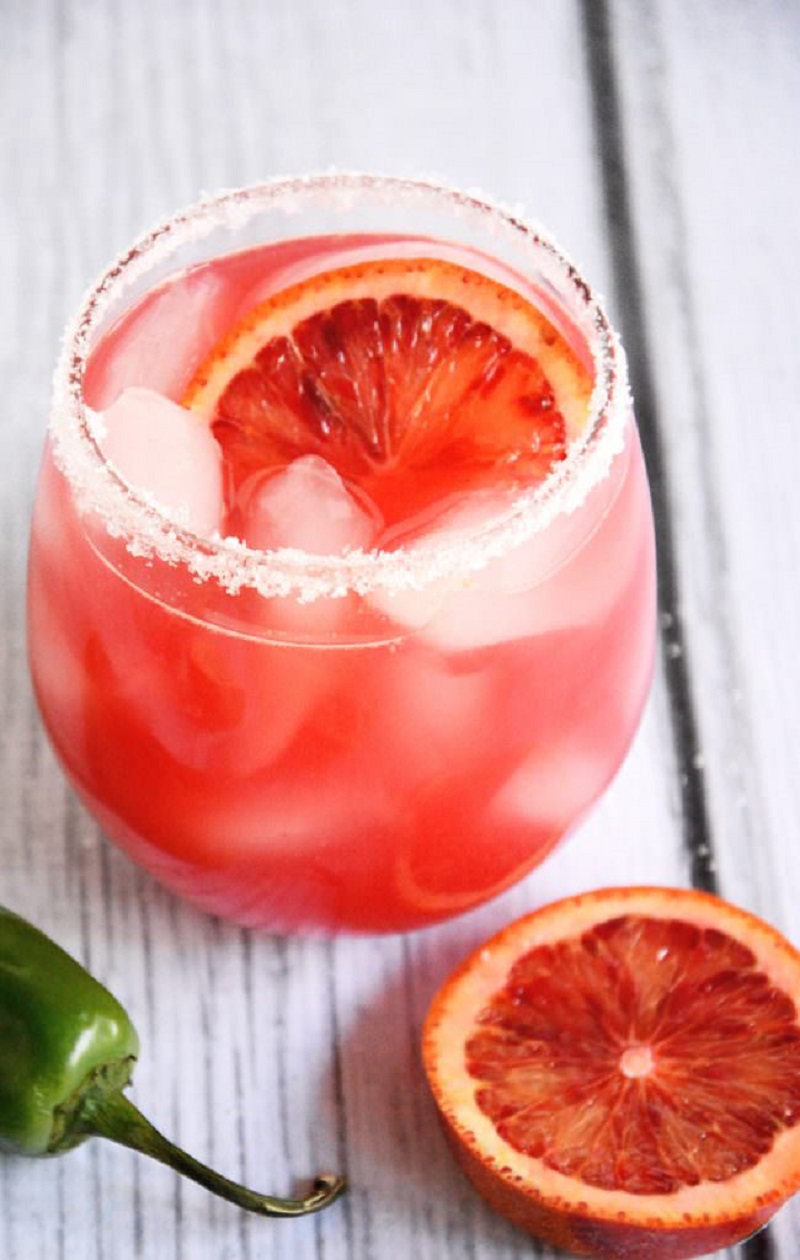 Blood Orange Margaritas Diet-Friendly Fruity Cocktails Perfect for Summer