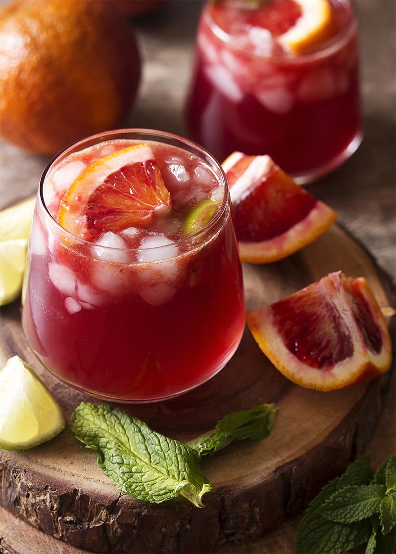 Blood Orange Moscow Mule Diet-Friendly Fruity Cocktails Perfect for Summer