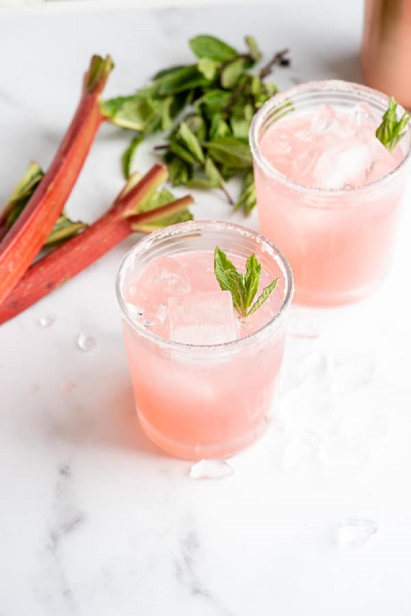Rhubarb Pie Cocktail Diet-Friendly Fruity Cocktails Perfect for Summer