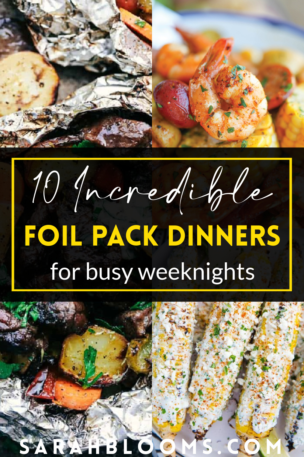 Get a healthy, filling meal on the table in minutes with these 10 Best Foil Pack Dinners for quick and easy weeknight meals and easy clean-up! #foilpackmeals #foilpackdinners #foilpackrecipes #quickmeals #weeknightmeals