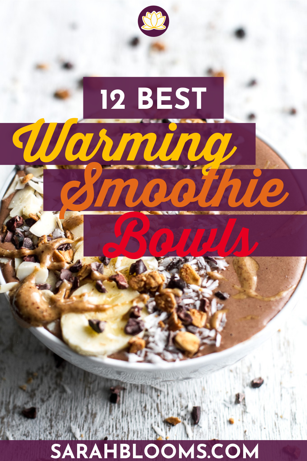 Stay warm this fall and winter with these 12 Best Warming Smoothie Bowls that will help you eat healthy when it's cold outside! #warmingsmoothiebowls #warmsmoothiebowls #warmingsmoothiebowlrecipes #warmingsmoothierecipes #smoothierecipes #fallsmoothies #fallsmoothierecipes #healthyfallrecipes