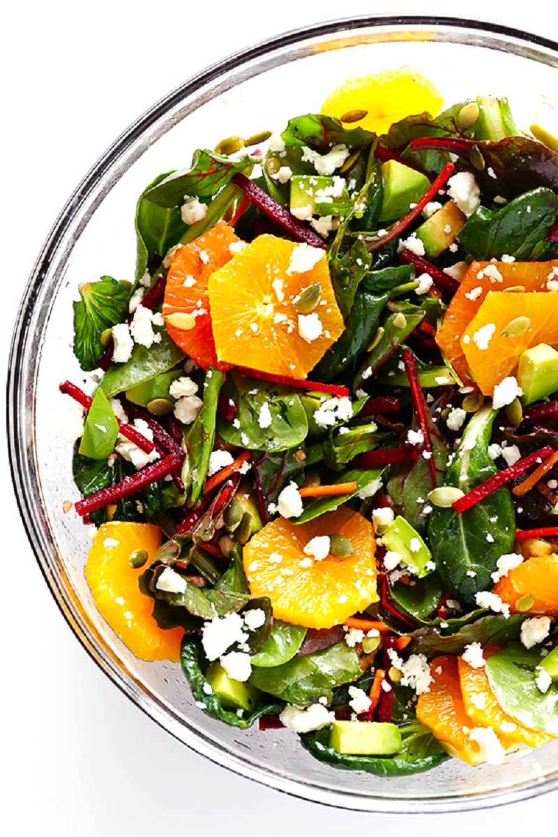 Green Salad with Oranges, Beets, and Avocado 12 Fresh and Fruity Summer Salads for Quick and Easy Meals