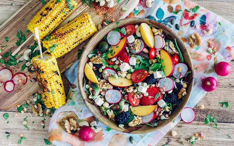 Bohemian Summer Salad with Grilled Corn 12 Fresh and Fruity Summer Salads for Quick and Easy Meals
