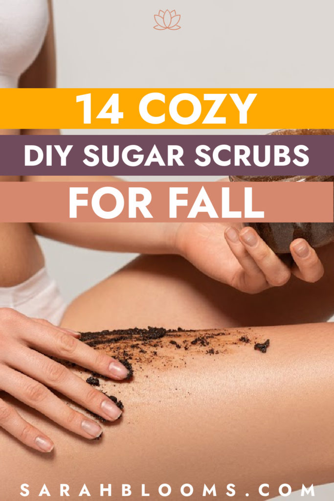 Enjoy all the best scents of fall with these 14 Cozy Fall-Inspired DIY Sugar Scrubs that will transform your skin! Also make great DIY gifts!