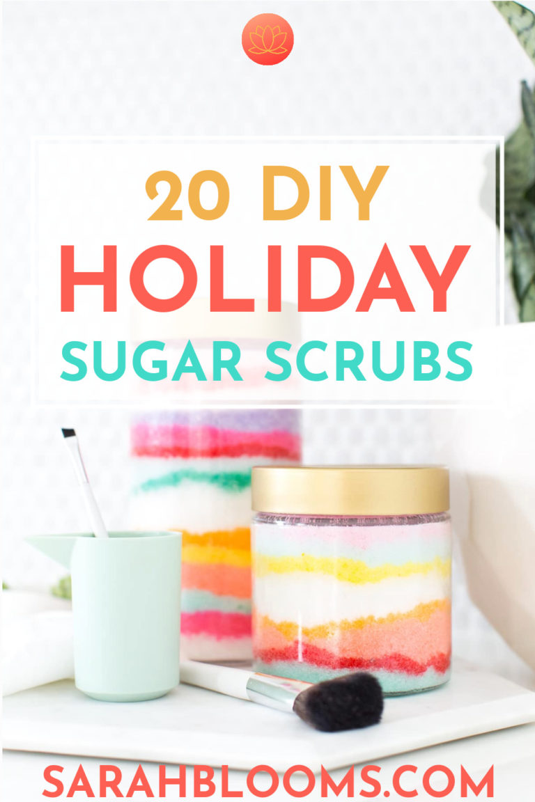 20 DIY Holiday Sugar Scrubs Perfect for GiftGiving • Sarah Blooms