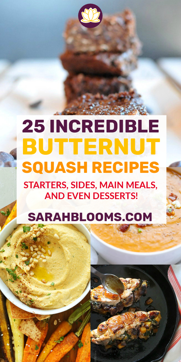 Make the most of this fall and winter produce staple with these 25 Easy and Delicious Butternut Squash Recipes your whole family will enjoy! Make starters, sides, soups, salads, main meals, and even desserts with these 25 Best Ever Butternut Squash Recipes you need to try this fall and winter. Perfect for any occasion - busy weeknights, lazy weekends, fall and winter parties and get-togethers, and holidays like Christmas and Thanksgiving. #butternutsquashrecipes #fallrecipes #healthyrecipes