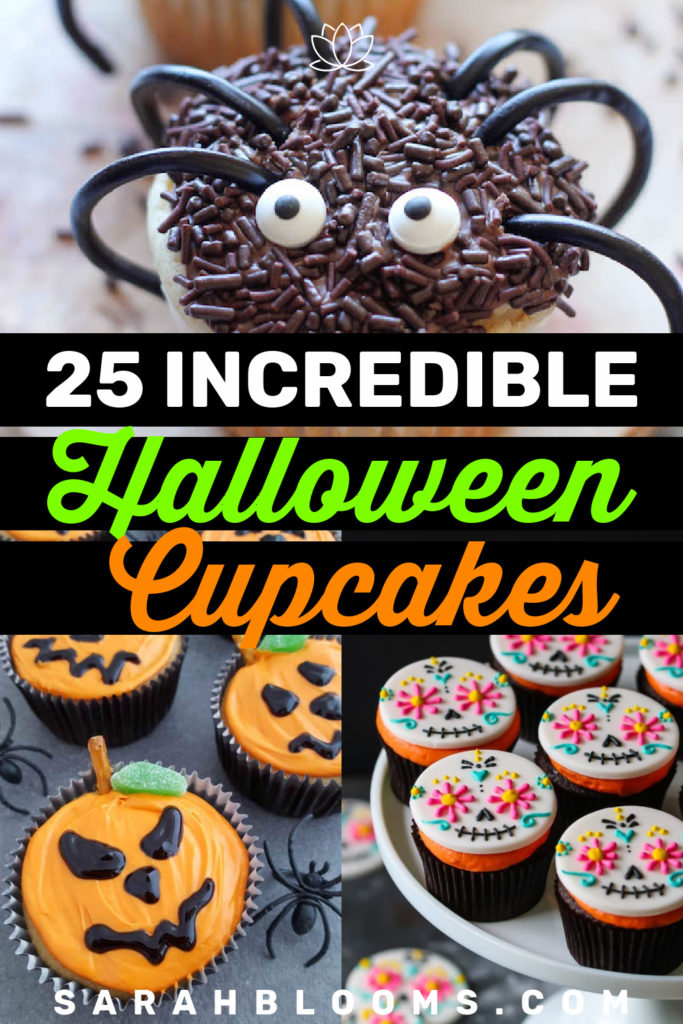 Bake up these 25 Incredible Halloween Cupcakes perfect for Halloween parties, trick-or-treat, or just because!
