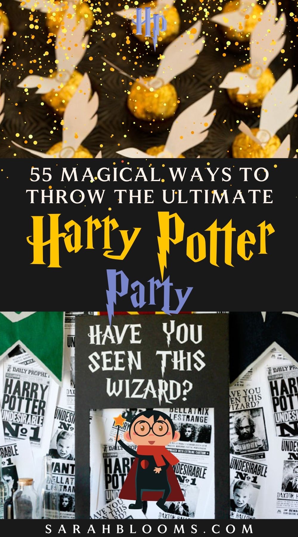 30 pack For Harry Potter Inspired Cupcake Toppers For Harry Potter Wizard Birthday Party Decorations Supplies Hogwarts Party Decor with 10 different Elements of Harry Potter Theme 