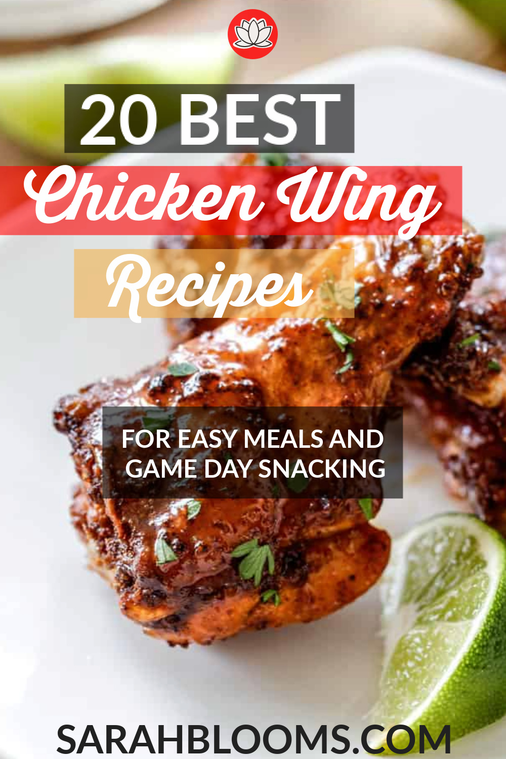 Make these Ultimate Chicken Wing Recipes for your next Game Day celebration or cozy night in! #gameday #snackrecipes #chickenwings #chickenwingrecipes #partyrecipes