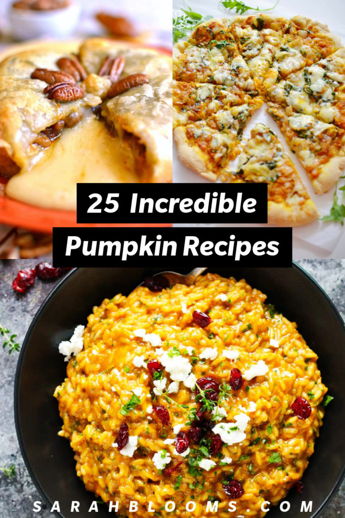 Celebrate the best taste of the season with 25 Amazing Pumpkin Recipes perfect for an easy meal or special fall dinner party with family and friends!