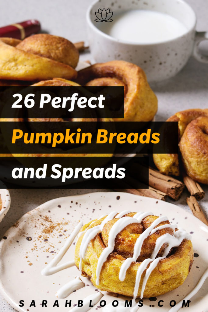 Your whole family with love these 26 Perfect Pumpkin Breads and Spreads for your next dinner party, holiday, or cozy night at home!