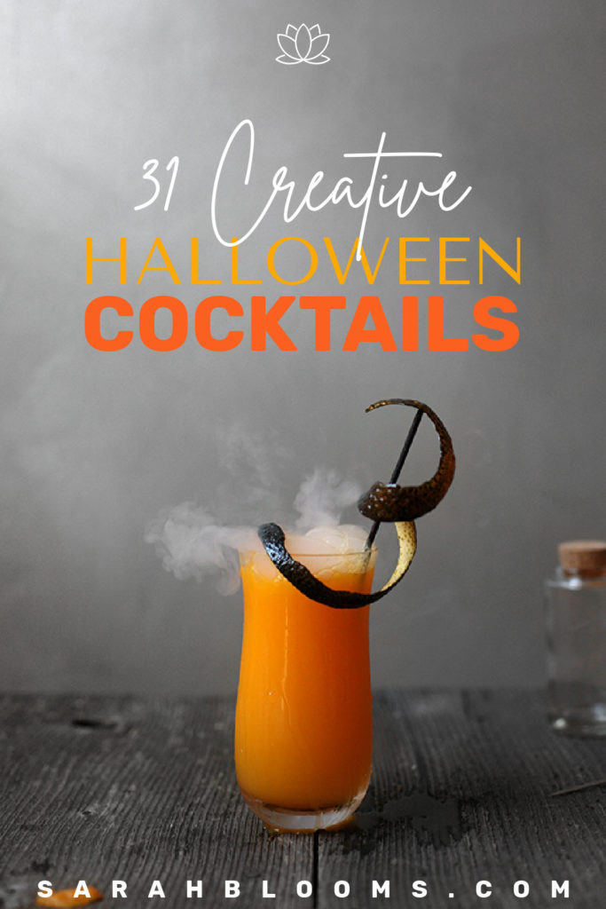 Your guests will love these 31 Best Halloween Cocktails perfect for your next grown-up Halloween party!