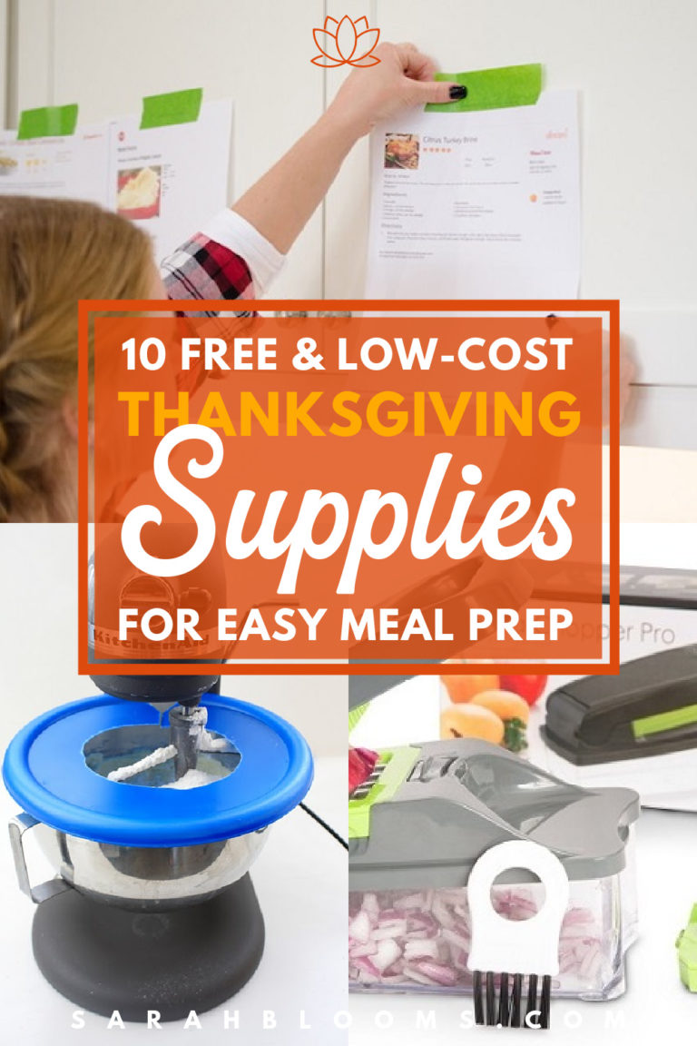 10 Free and Low Cost Thanksgiving Supplies • Sarah Blooms