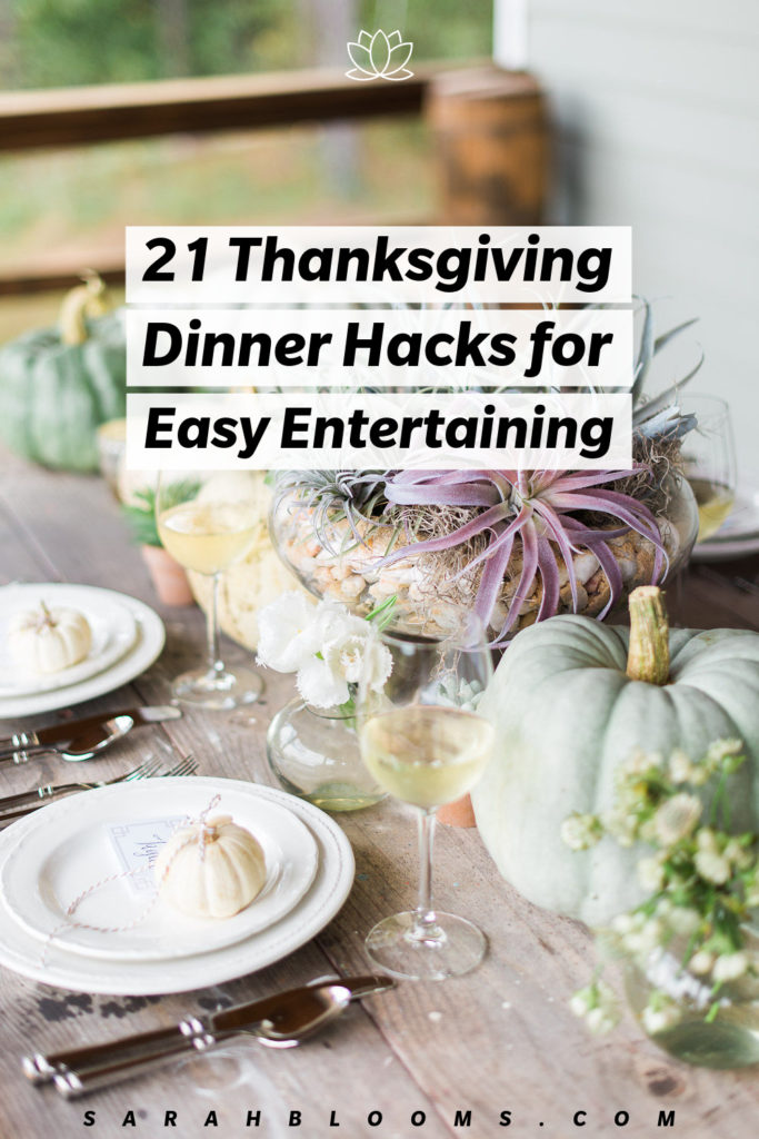 From pies to turkey to mashed potatoes, these Thanksgiving Hacks will make your Thanksgiving dinner prep easier.
