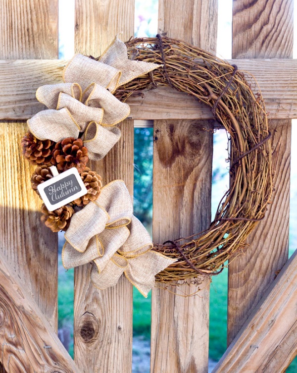 Surprisingly Easy + Frugal DIY Fall Wreaths Your Guests Will Love 