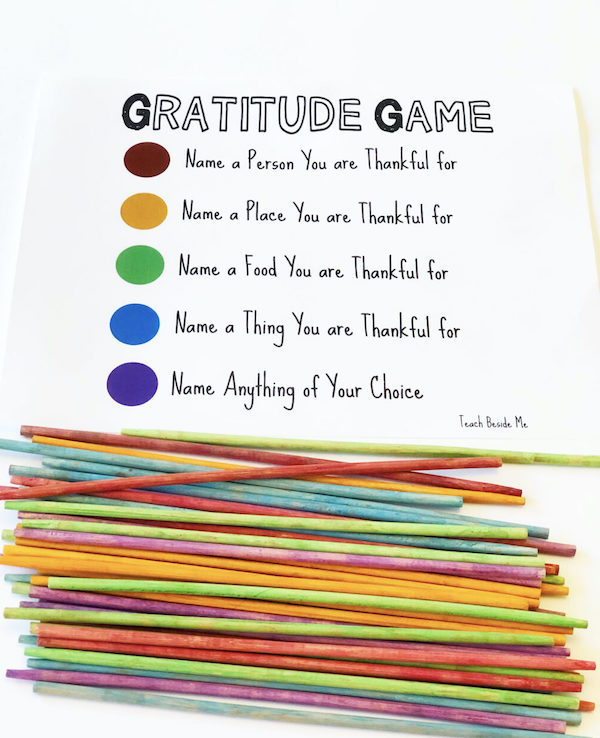 The Gratitude Game - 20 DIY Thanksgiving Games and Activities for a Full Day of Family Fun