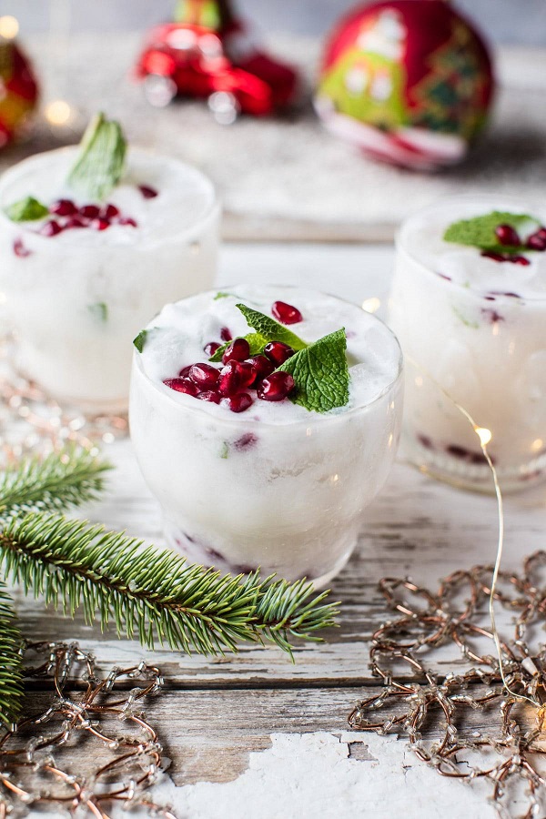 White Christmas Mojito Best Christmas Cocktail Recipes