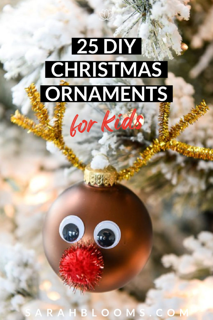 Make special memories with the kids this holiday season with these DIY Christmas Ornaments you can make together!