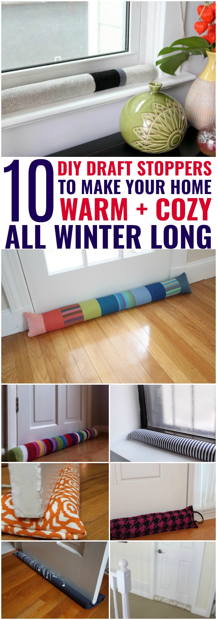 10 Diy Draft Stoppers To Warm Your Home In Style Sarah Blooms