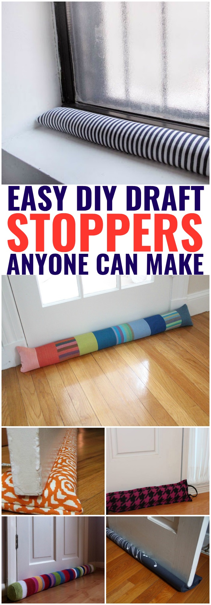 10 DIY Draft Stoppers Anyone Can Make