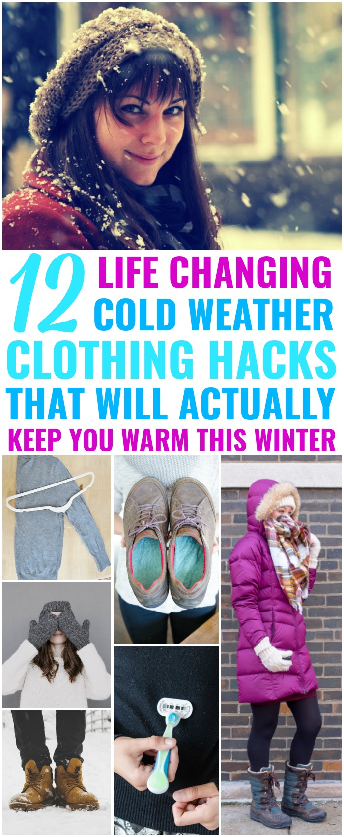 12 Cold Weather Clothing Hacks Pin 2 Sarah Blooms