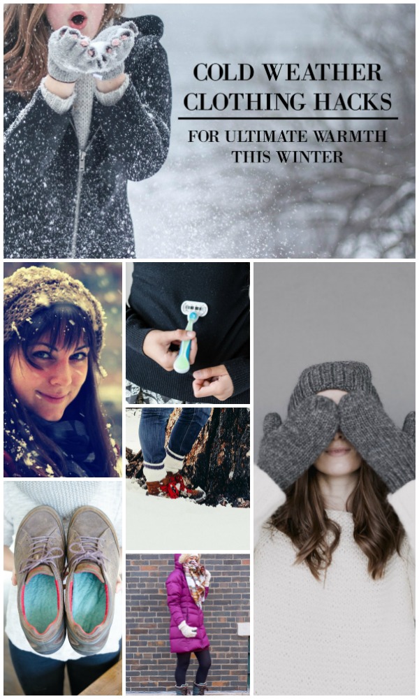 12 Cold Weather Clothing Hacks Pin - Sarah Blooms