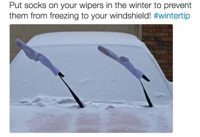 Cover Your Windshield Wipers Best Cold Weather Hacks