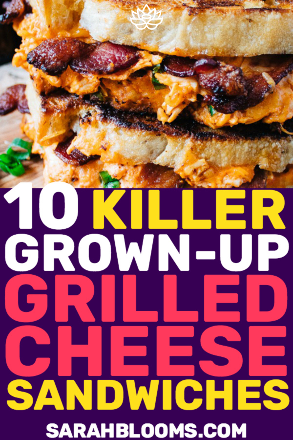 Sweet + Savory Grilled Cheeses for Grown-Up Tastes #easymeals #quickmeals #easyrecipes