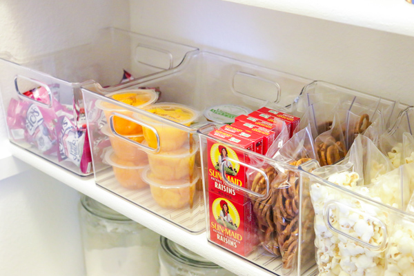 Make a snack station: Genius Kitchen Organization Hacks