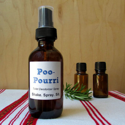 Make your own natural DIY poo-pourri. Bathroom Cleaning Hacks