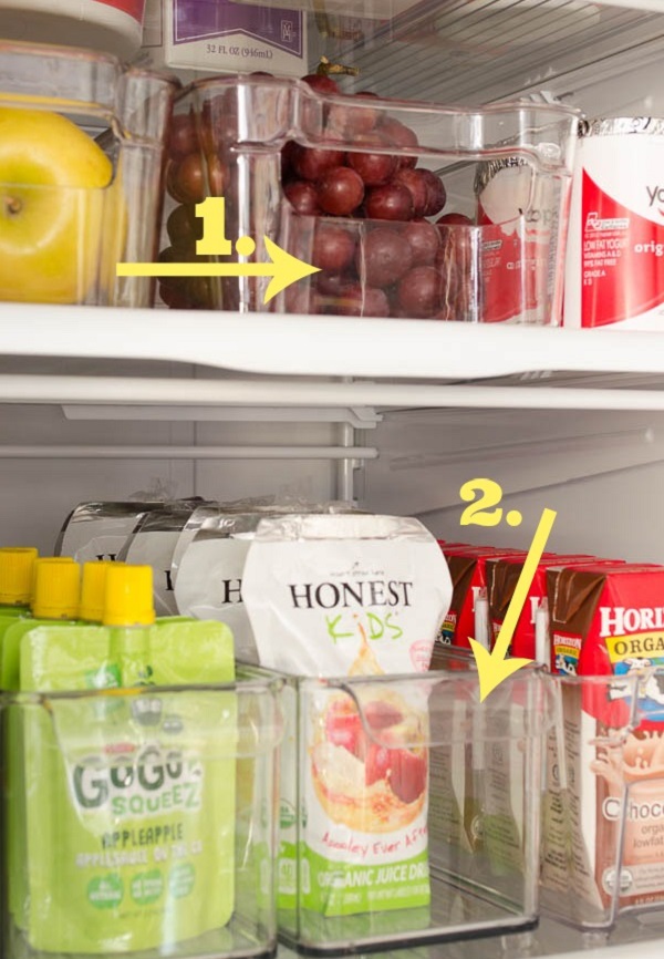 Clear Storage Containers 10 Must-Try Refrigerator Organization Hacks