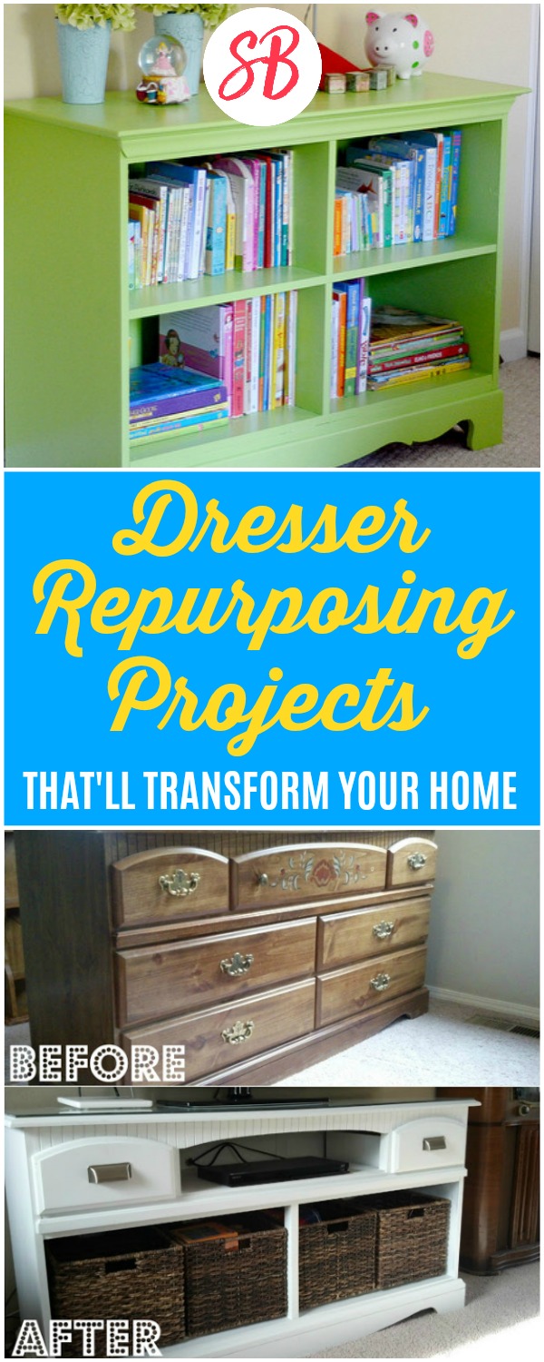 10 Dresser Repurposing Projects You'll Want to Copy