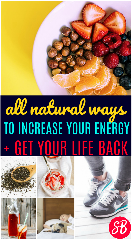Increase your energy naturally with these quick and easy tips! #increaseyourenergy #energytips #healthtips #healthhacks #naturalhealth #sarahblooms