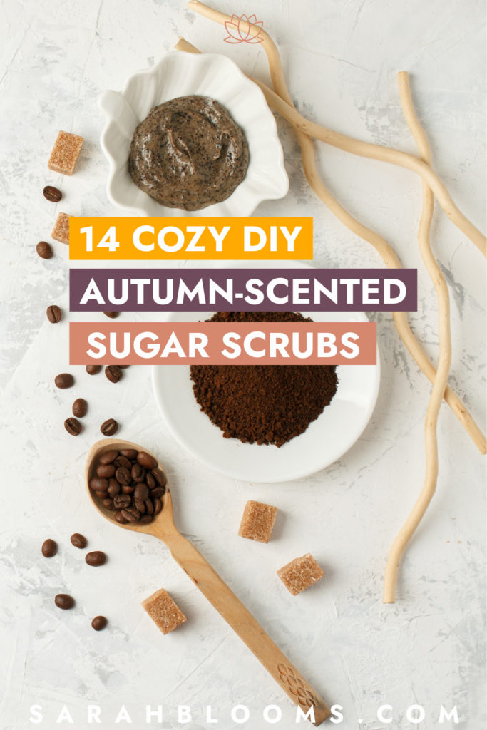Get glowing skin on a dime with these 14 Autumn-Scented Sugar Scrubs you can make with ingredients you already have at home!