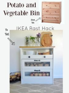 potato-vegetable-bin-ikea-rast-hack - Sarah Blooms