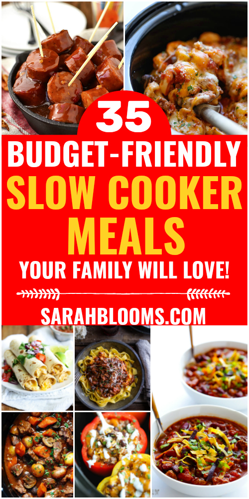 These Insanely Easy and Frugal Slow Cooker Recipes will help you put an amazing dinner on the table in no time! These Almost Effortless Crock Pot Meals are perfect for busy weeknights and game day parties! Set it and forget it with these crazy delicious Slow Cooker Dinners your family will love.