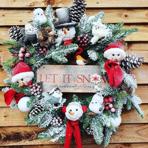 Best Christmas Wreaths on Etsy
