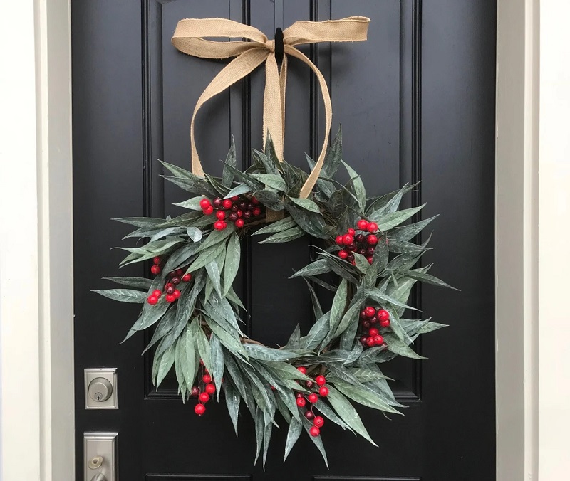 Fashioned Christmas Wreath Best Handcrafted Christmas Wreaths on Etsy
