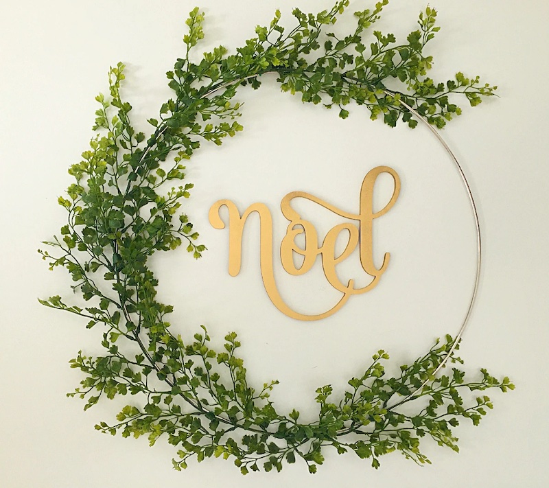 Modern Hoop Wreath Best Handcrafted Christmas Wreaths on Etsy