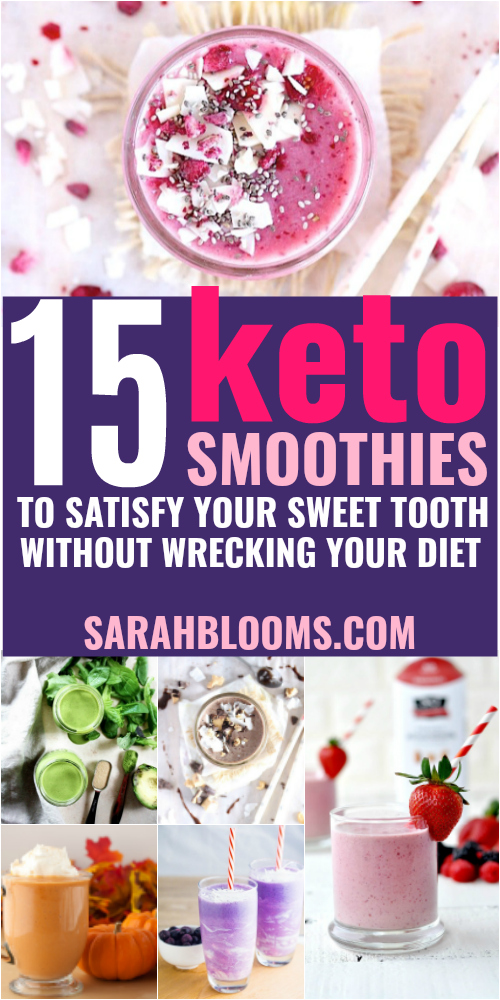 15 Delicious Keto Smoothies Perfect for a Quick Breakfast or Snack. Satisfy your sweet tooth - even on the Keto Diet! - with these quick and easy Keto Smoothie Recipes!
