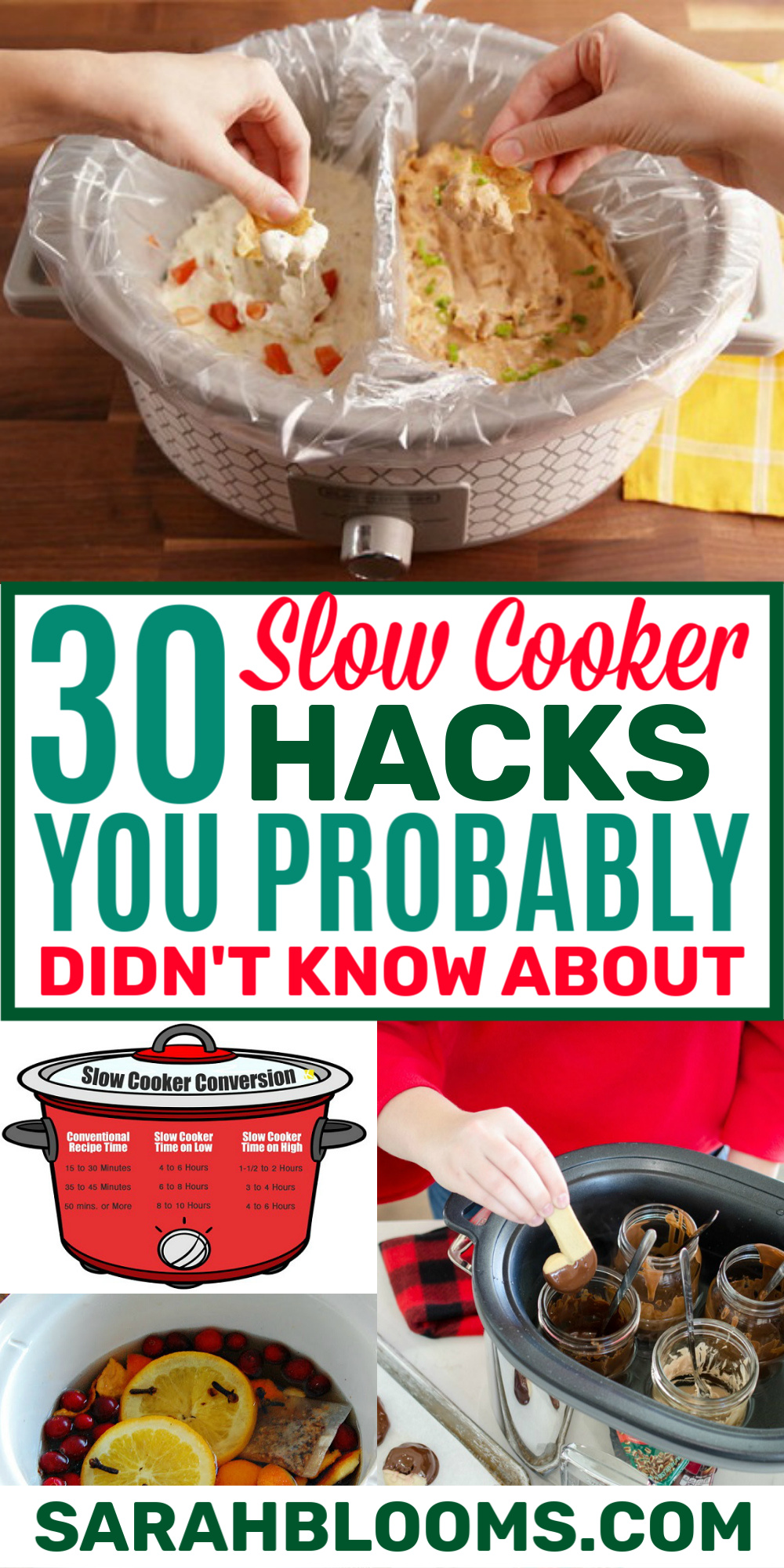 Make the most of your slow cooker with these Must-Know Slow Cooker Tips you'll wish you knew sooner! #slowcooker #slowcookerhacks #slowcookertips #kitchenhacks #kitchentips #cookingtips