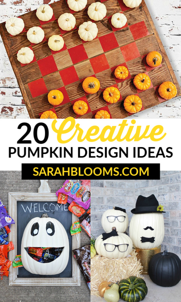 Make these Cheap and Easy DIY Pumpkin Designs for fun fall decor even if you're not crafty! #pumpkindecoratingideas #pumpkindecor #falldecor #diyfalldecor #diyfall #diyproject #craftideas #fallcraftprojects