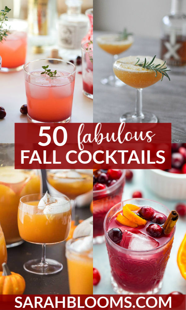 Try these 50 Best Fall Cocktails perfect for your next fall party and Thanksgiving! #cocktails #bestcocktails #fallcocktails #fallrecipes #falldrinks #thanksgivingreipes #thanksgivingcocktails #thanksgivingdrinks
