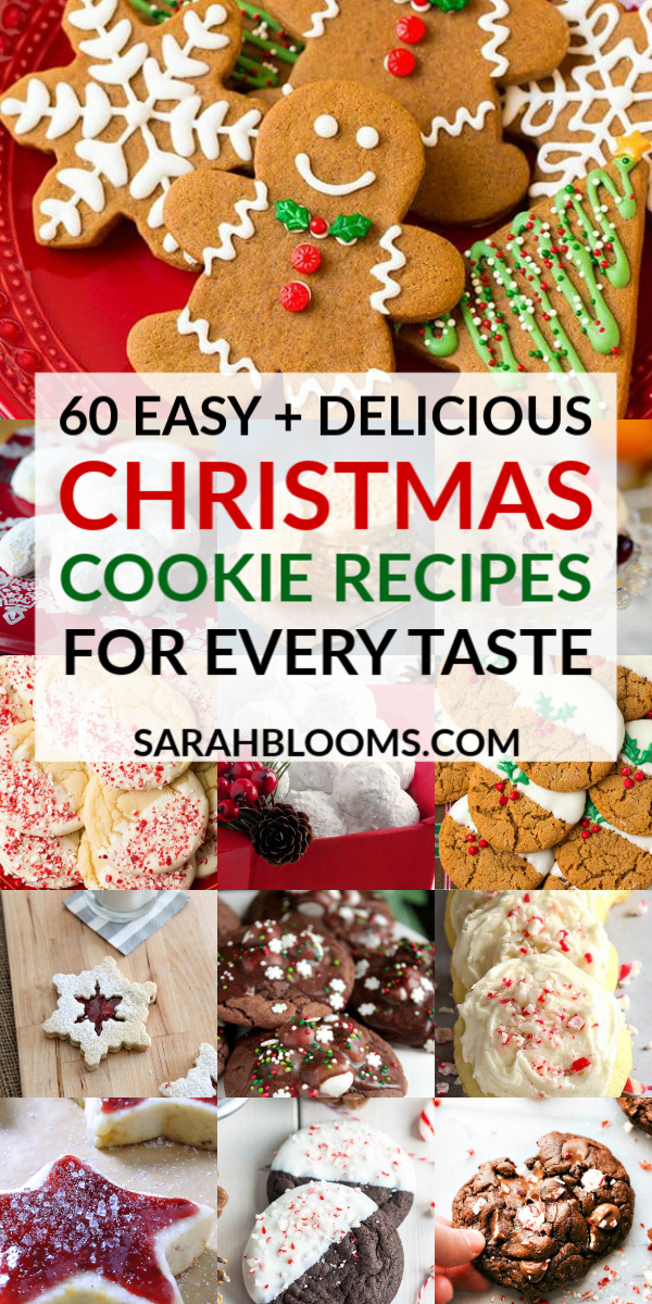 Please all your guests with these 60 Top-Rated Christmas Cookie Recipes for Every Taste! #bestchristmascookies #bestchristmascookierecipes #christmascookies #christmascookierecipes #christmasdesserts #christmassweettreats