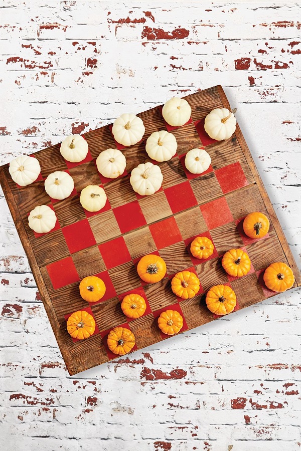 halloween checkers