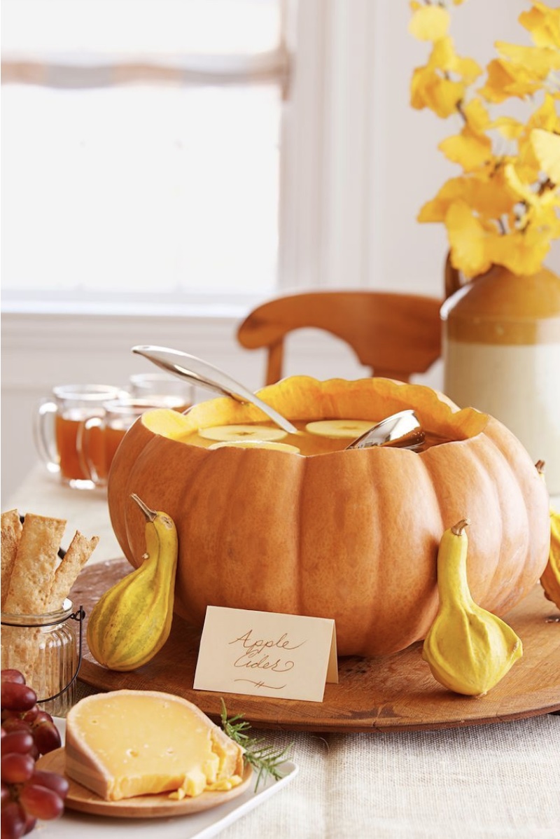 DIY Pumpkin Soup Server Best No Carve Pumpkin Decorating Ideas