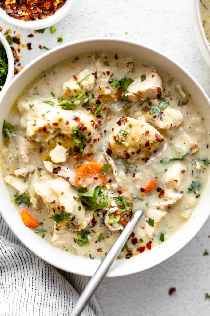 Gluten Free Chicken and Dumplings | Best Healthy Comfort Food Recipes