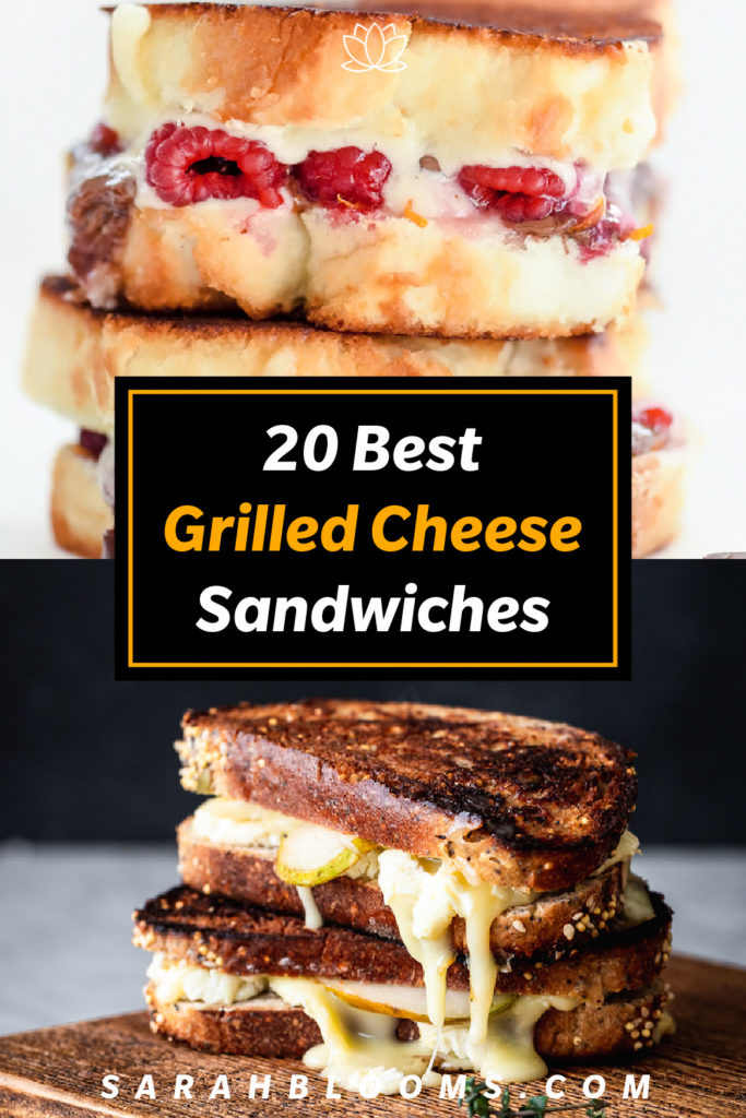 Try these 20 Best Sweet and Savory Grilled Cheese Sandwiches perfect for a quick and easy lunch or dinner the whole family will love!