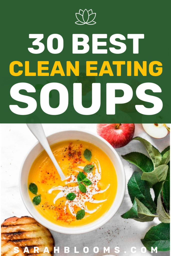 Stay healthy this fall and winter with these Warming and Delicious Clean Eating Soup Recipes that are so nourishing they will build your immunity naturally! #cleaneatingsoups #cleaneatingsouprecipes #cleaneatingrecipes #healthysoups #healthyrecipes